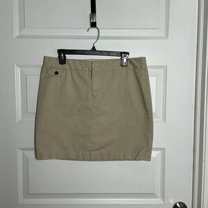 Tommy Hilfiger Tan Mini Skirt Size 10